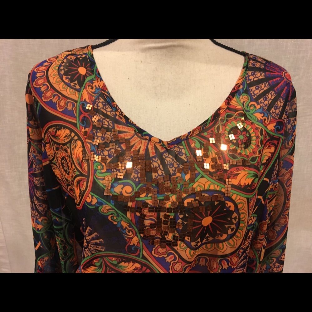 SOLD!! SALE NWT! Urban Mangoz sheer top